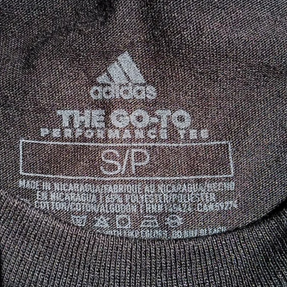 Adidas Climalite Black Performance T size SP - Picture 3 of 8